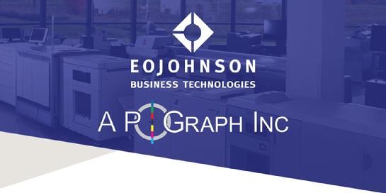 EO Johnson logo; A P Graph logo